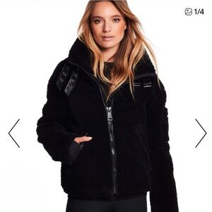 SAM NY Denver Sherpa jacket black